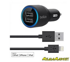   Belkin Dual Car Charger      iPhone 6/iPhone 5, 2   2.1Ah, - 1.2